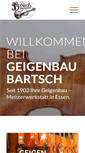 Mobile Screenshot of geigenbau-bartsch.de