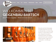 Tablet Screenshot of geigenbau-bartsch.de